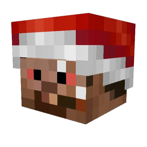 Aj420x Minecraft avatar head, 3D render
