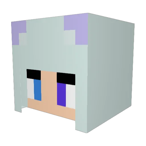 AjLink_1 Minecraft avatar head, 3D render