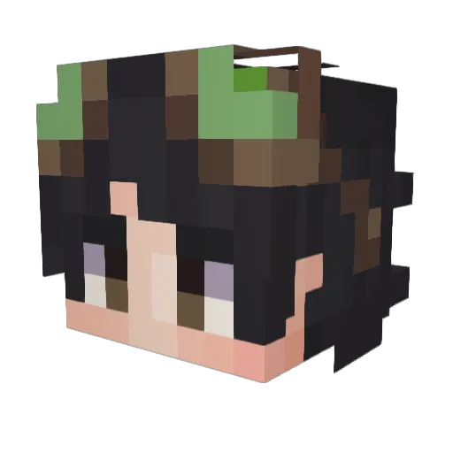 Ajax0327 Minecraft avatar head, 3D render