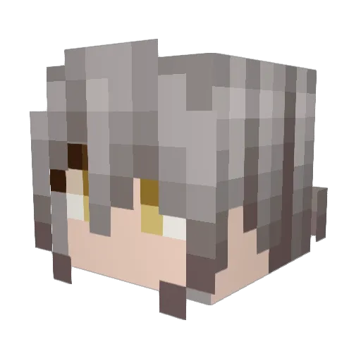 Ajax8463 Minecraft avatar head, 3D render
