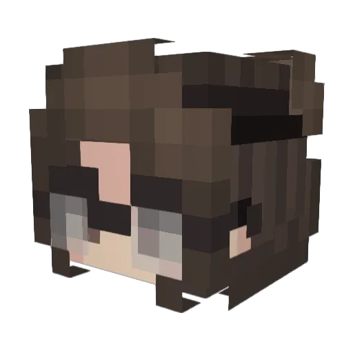 AjaxMycete Minecraft avatar head, 3D render