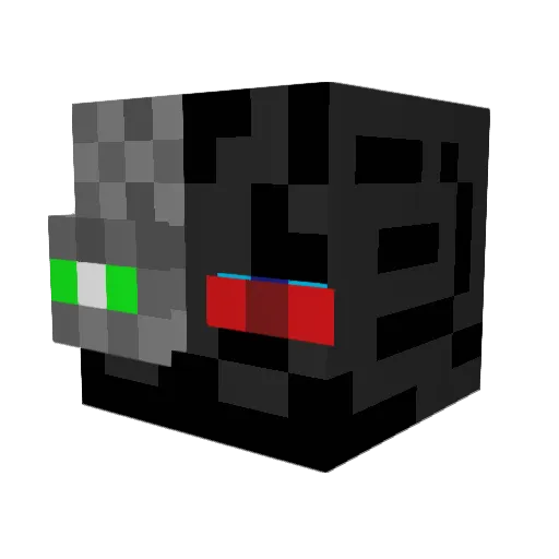 Ajaxze Minecraft avatar head, 3D render