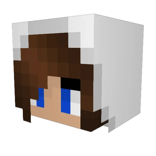 Ajay2312 Minecraft avatar head, 3D render