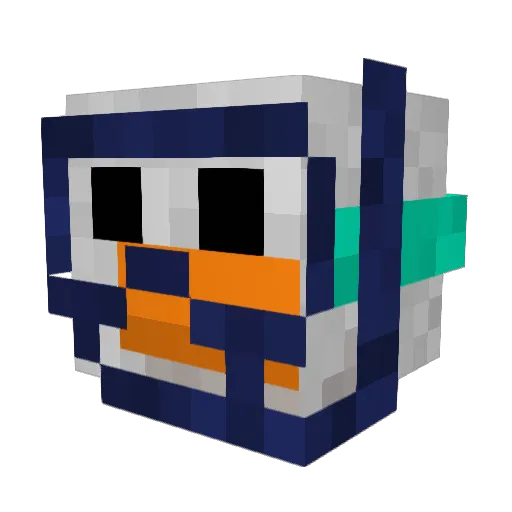 AjayLan Minecraft avatar head, 3D render