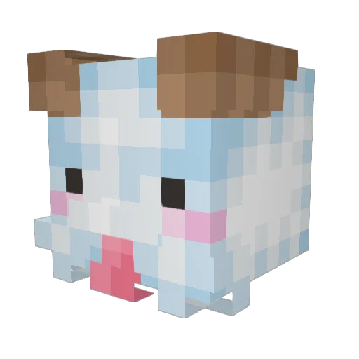 Ajborn01 Minecraft avatar head, 3D render