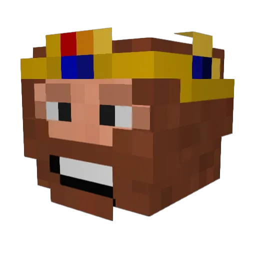 AjentKae Minecraft avatar head, 3D render