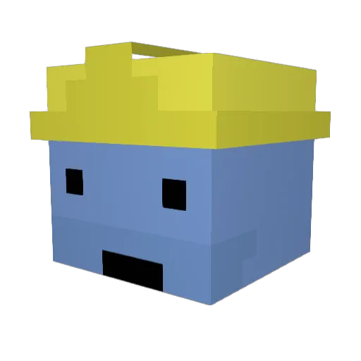 Minecraft-Avatar von Ajerss_: Kopf als 3D-Render