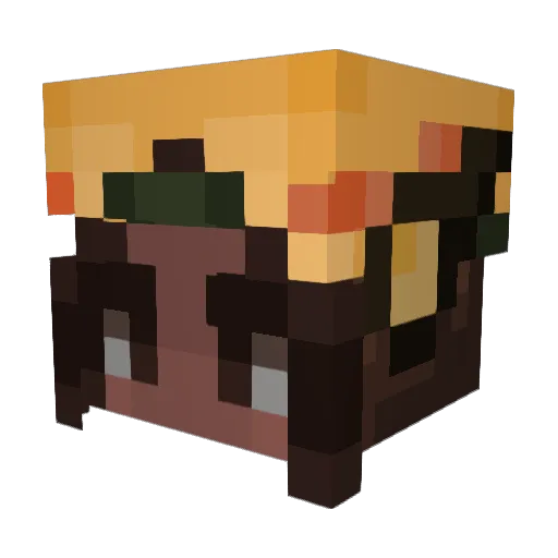 Ajira213 Minecraft avatar head, 3D render
