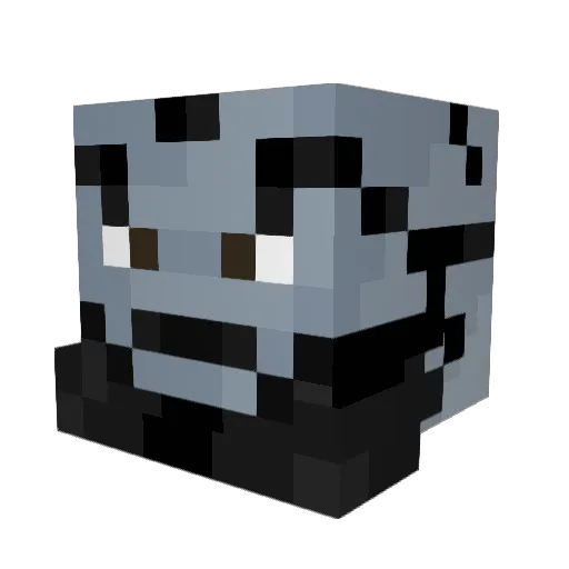 Ajlbebbo Minecraft avatar head, 3D render