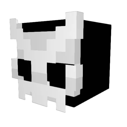 Ajmax56 Minecraft avatar head, 3D render
