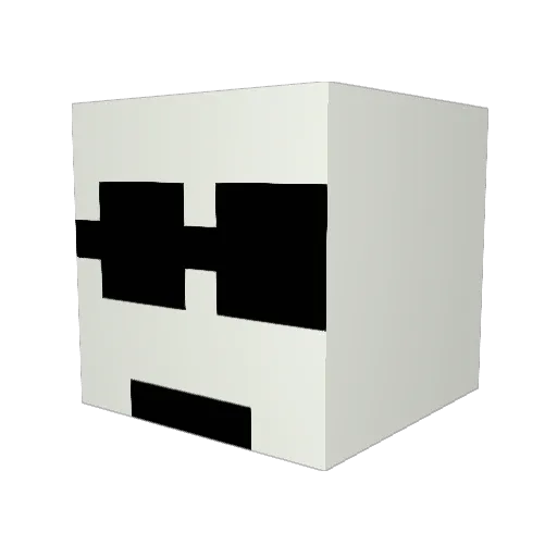 Ajstriker1 Minecraft avatar head, 3D render