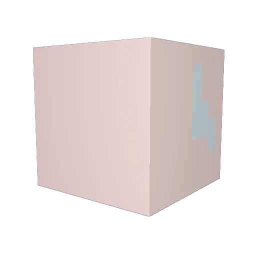 Ajswavez Minecraft avatar head, 3D render