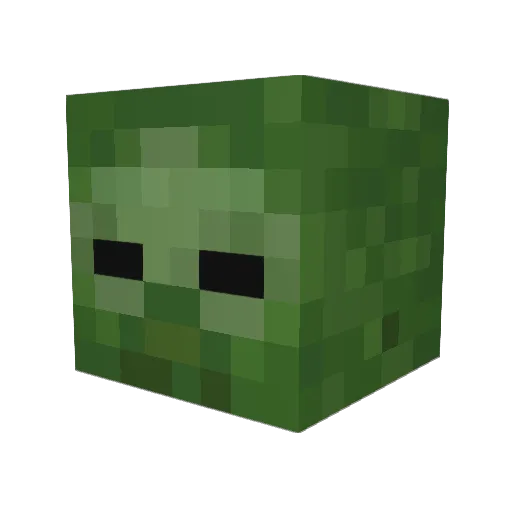 Ak121110 Minecraft avatar head, 3D render