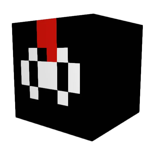 Ak60TV Minecraft avatar head, 3D render