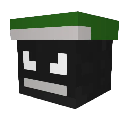 AkMateo Minecraft avatar head, 3D render
