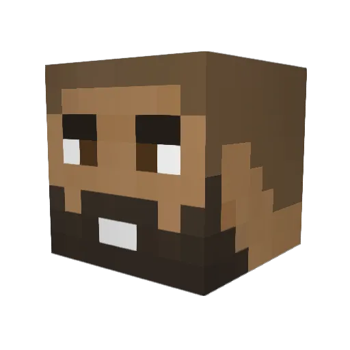 AkOniX_MoDz Minecraft avatar head, 3D render