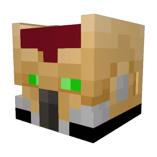 Ak_234 Minecraft avatar head, 3D render