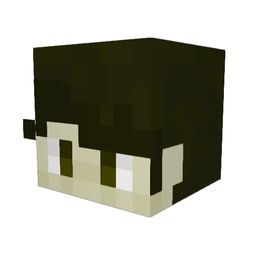 Ak_Thor Minecraft avatar head, 3D render