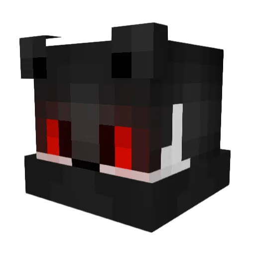 AkaSquad Minecraft avatar head, 3D render