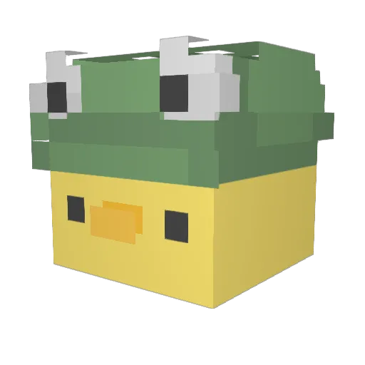 AkaTomato20 Minecraft avatar head, 3D render