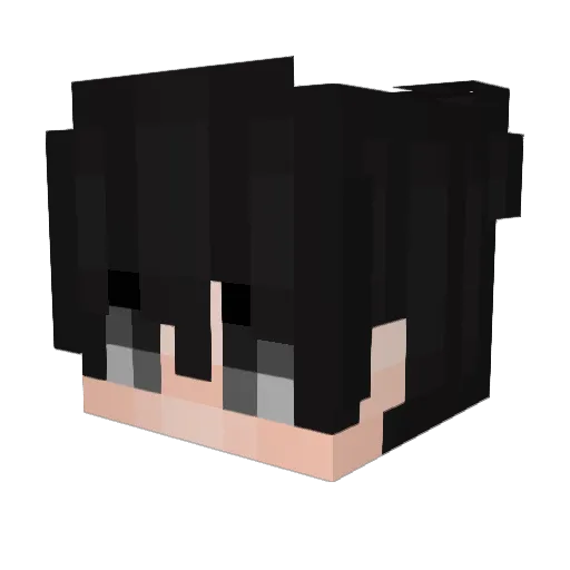 Akaisora99 Minecraft avatar head, 3D render