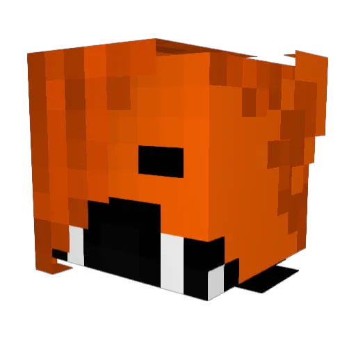 Akako1004 Minecraft avatar head, 3D render