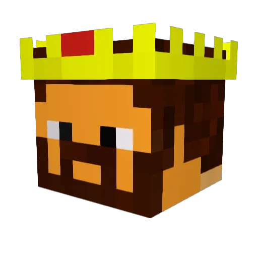 Akal3000 Minecraft avatar head, 3D render