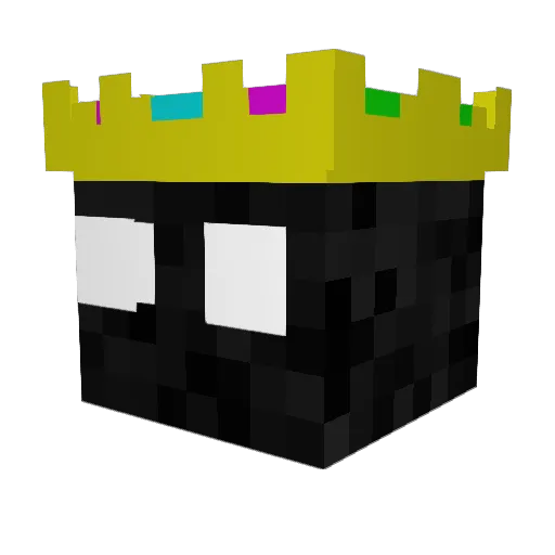 Akalisho Minecraft avatar head, 3D render