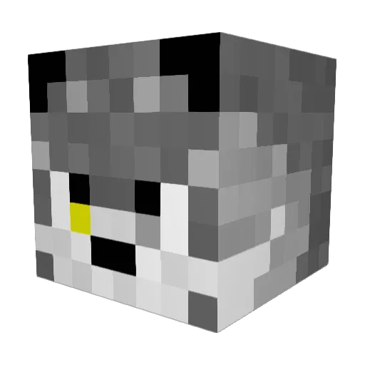 Akamaru1838 Minecraft avatar head, 3D render