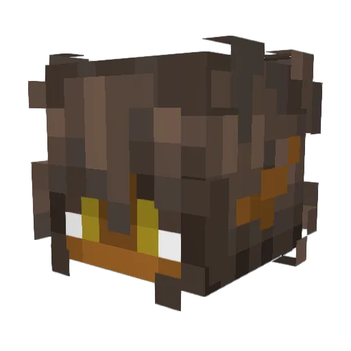Akashi_Love Minecraft avatar head, 3D render
