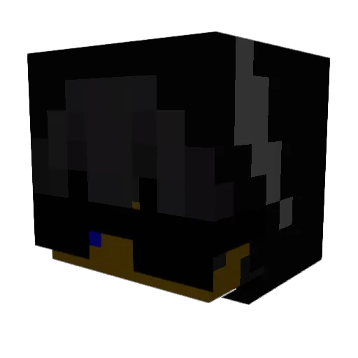 Akashyz Minecraft avatar head, 3D render