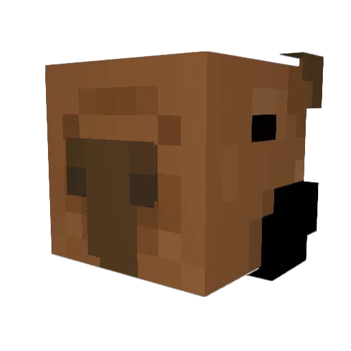 Akat088 Minecraft avatar head, 3D render