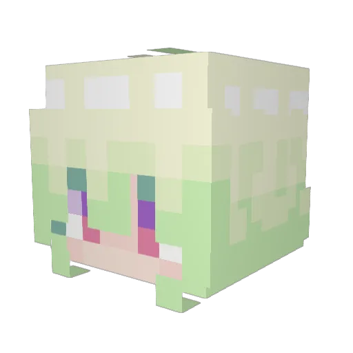 AkatsuKiky Minecraft avatar head, 3D render