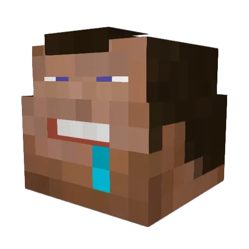 Akatsuk1_Bonno Minecraft avatar head, 3D render