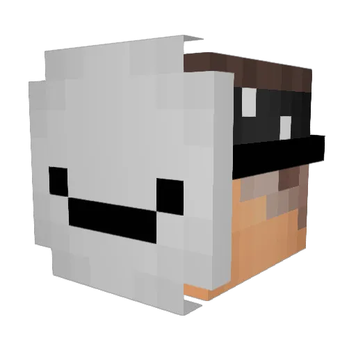 AkatsukiProx Minecraft avatar head, 3D render