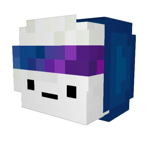 Akawa__ Minecraft avatar head, 3D render