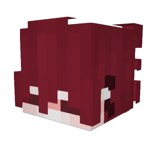 Akedahhh Minecraft avatar head, 3D render