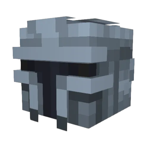 Akeeg Minecraft avatar head, 3D render