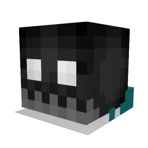 Akeerkat Minecraft avatar head, 3D render