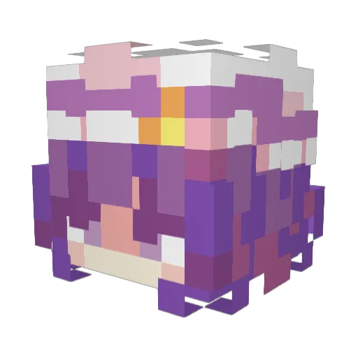 Akemi_Fujioka Minecraft avatar head, 3D render