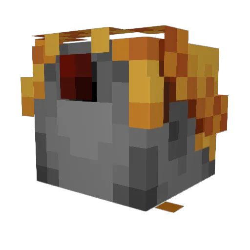 AkenZen Minecraft avatar head, 3D render