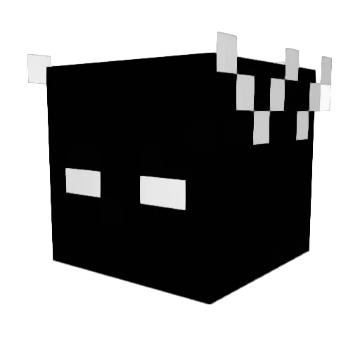 Akerzay Minecraft avatar head, 3D render