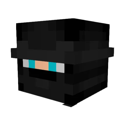 Akg4mer Minecraft avatar head, 3D render
