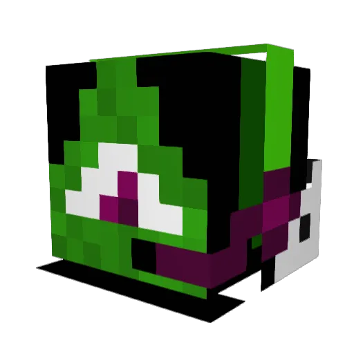Akgamig57 Minecraft avatar head, 3D render