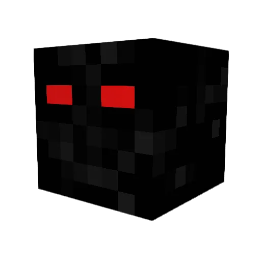AkiNm Minecraft avatar head, 3D render