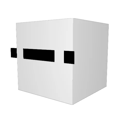 Aki_Letschne Minecraft avatar head, 3D render