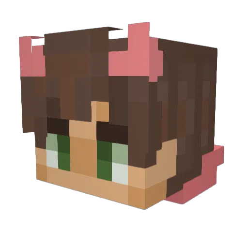 AkifIsBad Minecraft avatar head, 3D render