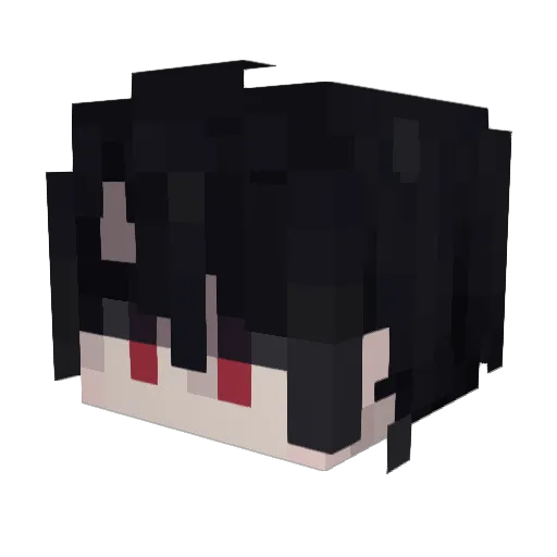 Akigi_malo Minecraft avatar head, 3D render