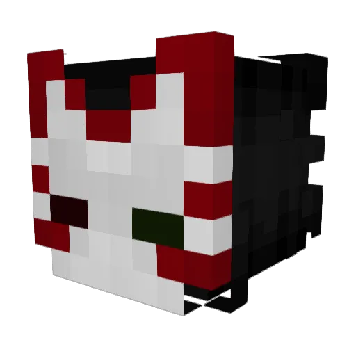 AkiiDexPL Minecraft avatar head, 3D render