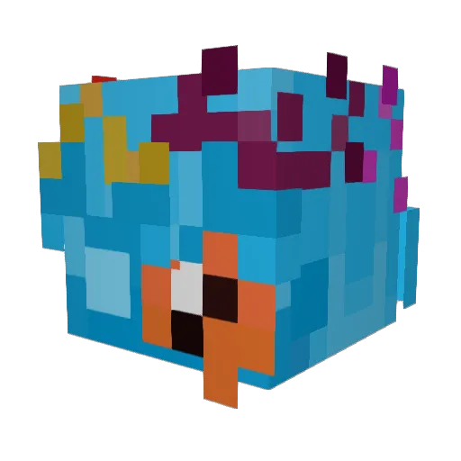Akim1027 Minecraft avatar head, 3D render